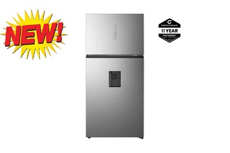 Hisense 496LT TOP MOUNT FRIDGE (Silver)