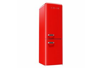 CHiQ 231LT RETRO BOTTOM MOUNT FRIDGE (Red)
