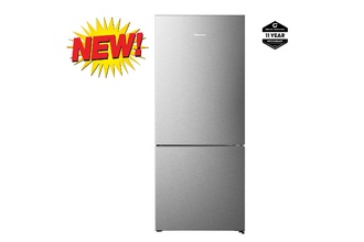 Hisense 417LT BOTTOM MOUNT FRIDGE (Silver)
