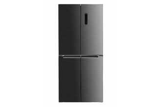 Heller 421LT QUAD DOOR FRIDGE (Black Stainless Steel)