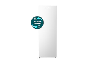 HISENSE 240L SINGLE DOOR HYBRID FRIDGE/FREEZER WHITE