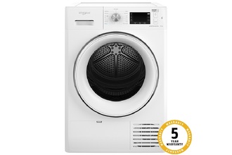 Whirlpool 9kg 6th SENSE Heat Pump Dryer With Steam Refresh