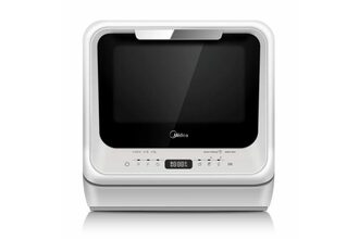 Midea 3 Place Setting Benchtop Dishwasher (White)
