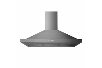 Midea 900mm Wall Mounted Pyramid Canopy Rangehood (Stainless Steel)