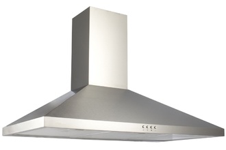 Glem 900mm Wall Mounted Pyramid Canopy Rangehood (Stainless Steel)