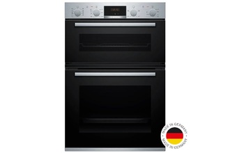 BOSCH 60 X 90CM 10 Function BUILT IN DOUBLE OVEN 105L (Series 4) (Stainless Steel)