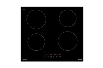 Euro Appliances 600mm 4 Zone Induction Cooktop  (Black Glass)