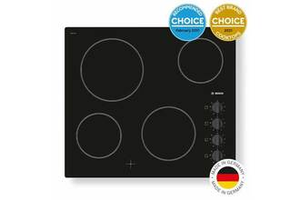 BOSCH 600mm 4 Zone Ceramic Cooktop (Series 2) (Black Glass)