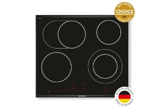 BOSCH 600mm 4 Zone Ceramic Cooktop (Series 8) (Black Glass)
