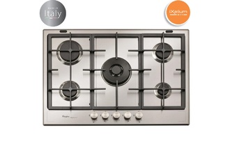 Whirlpool 750mm 5 Burner Gas Cooktop IXelium Coated (Stainless Steel)