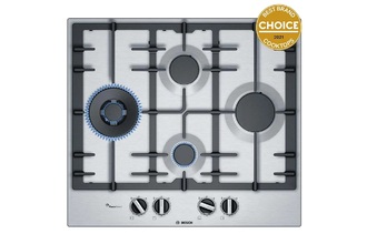BOSCH 600mm 4 Burner Gas Cooktop (Series 6) (Stainless Steel)