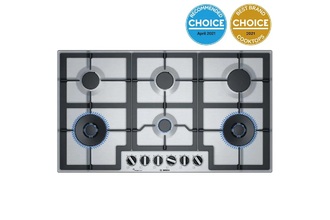BOSCH 900mm 6 Burner Gas Cooktop (Series 6) (Stainless Steel)