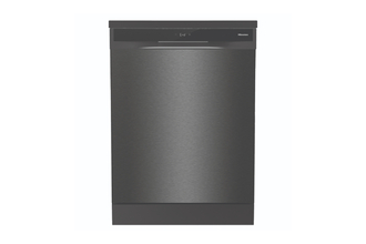 Hisense 60cm 16 Place Setting Freestanding Dishwasher (Black Steel)