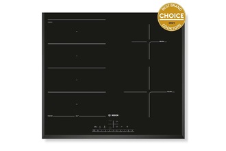BOSCH 600mm 3 Zone Induction Cooktop (Series 6) (Black Glass)