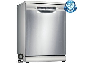 BOSCH 60cm 14 Place Setting Freestanding Dishwasher (Series 4) (Stainless Steel)