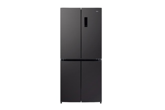CHiQ 502LT QUAD DOOR FRIDGE ( Black Steel)