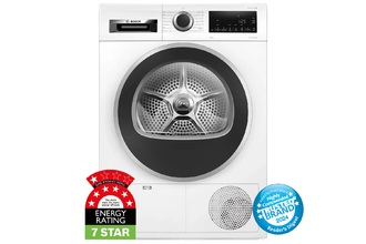 BOSCH 9KG HEAT PUMP DRYER (SERIES 6) (WHITE)