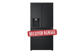 LG 506L Slim French Door Fridge With Ice & Water Dispenser Matt Black
