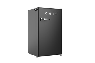CHiQ 90L Retro Style Bar Fridge (Black)
