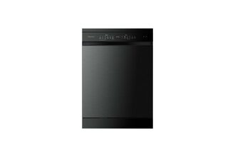 Hisense 16 Place Auto Dose Freestanding Dishwasher - Black Steel