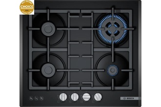 Bosch 600mm 4 Burner Gas Cooktop (Series 4) (Black Tempered Glass)