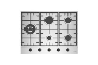 Omega 700mm 5 Burner Gas Cooktop (Stainless Steel)