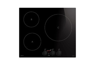 InAlto 600mm 3 Zone Induction Cooktop