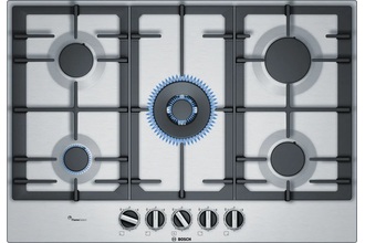 Bosch 750mm 5 Burner Gas Cooktop (Series 6) (Stainless Steel)