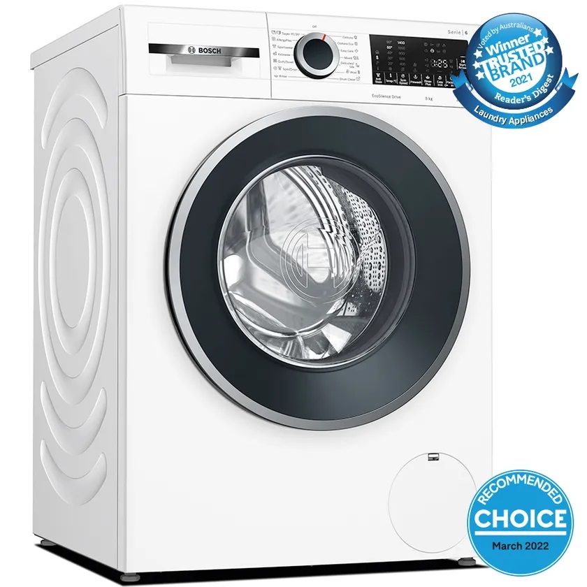 BOSCH 9kg Front Load Washing Machine (Series 6) Ballarat Appliances