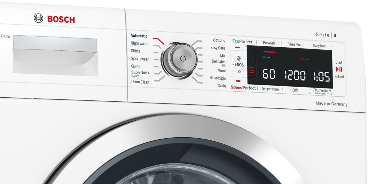 BOSCH 9kg Front Load Washing Machine with iDos (Series 8) Ballarat