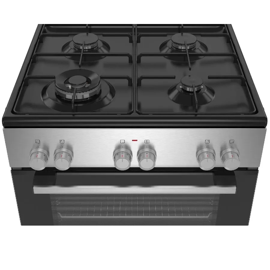 BOSCH 600mm GAS / ELECTRIC 8 Function FREESTANDING COOKER 66L (Series 4
