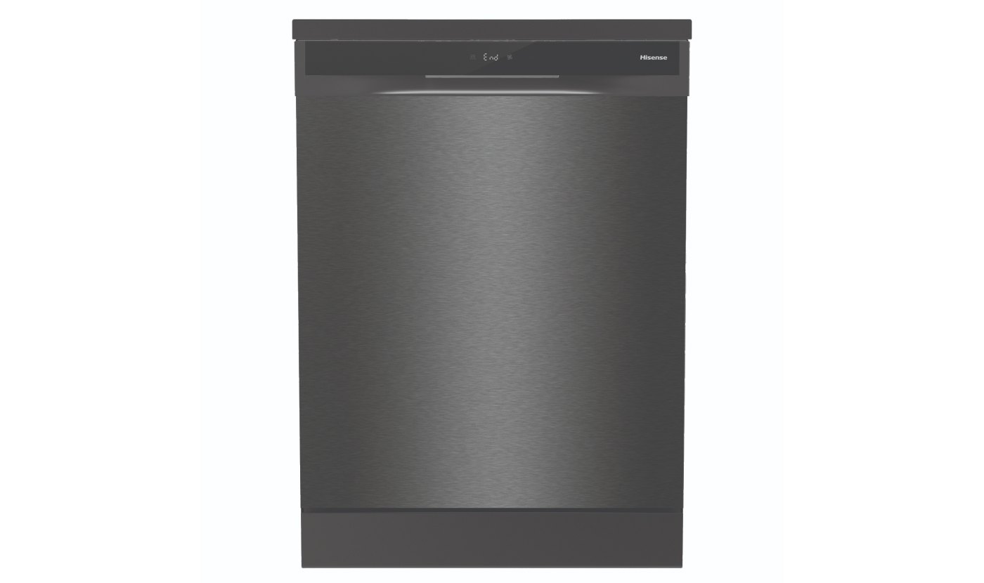 Hisense 60cm 16 Place Setting Freestanding Dishwasher (Black Steel) Ballarat Appliances