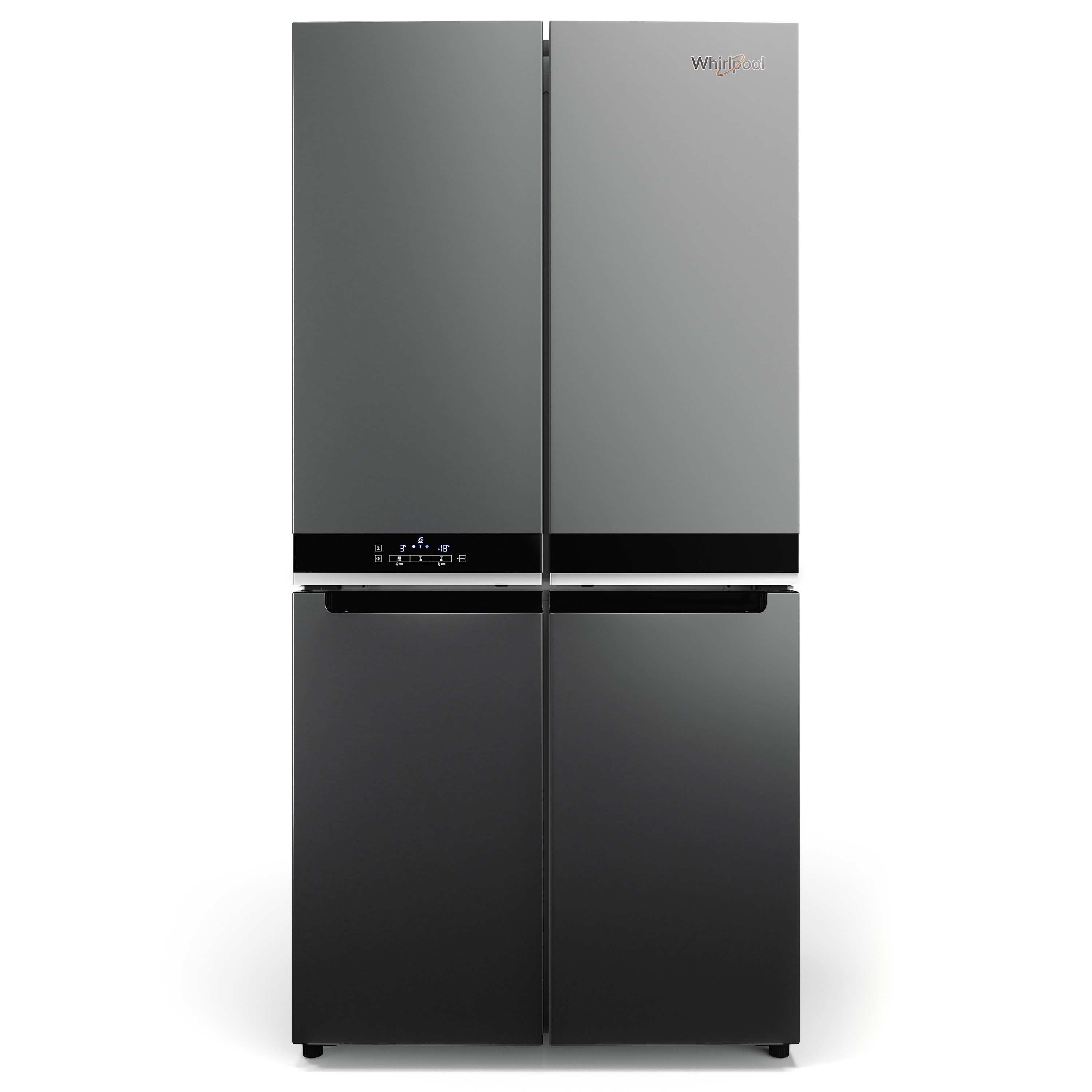 Whirlpool 595LT QUAD DOOR FRIDGE (Black) Ballarat Appliances