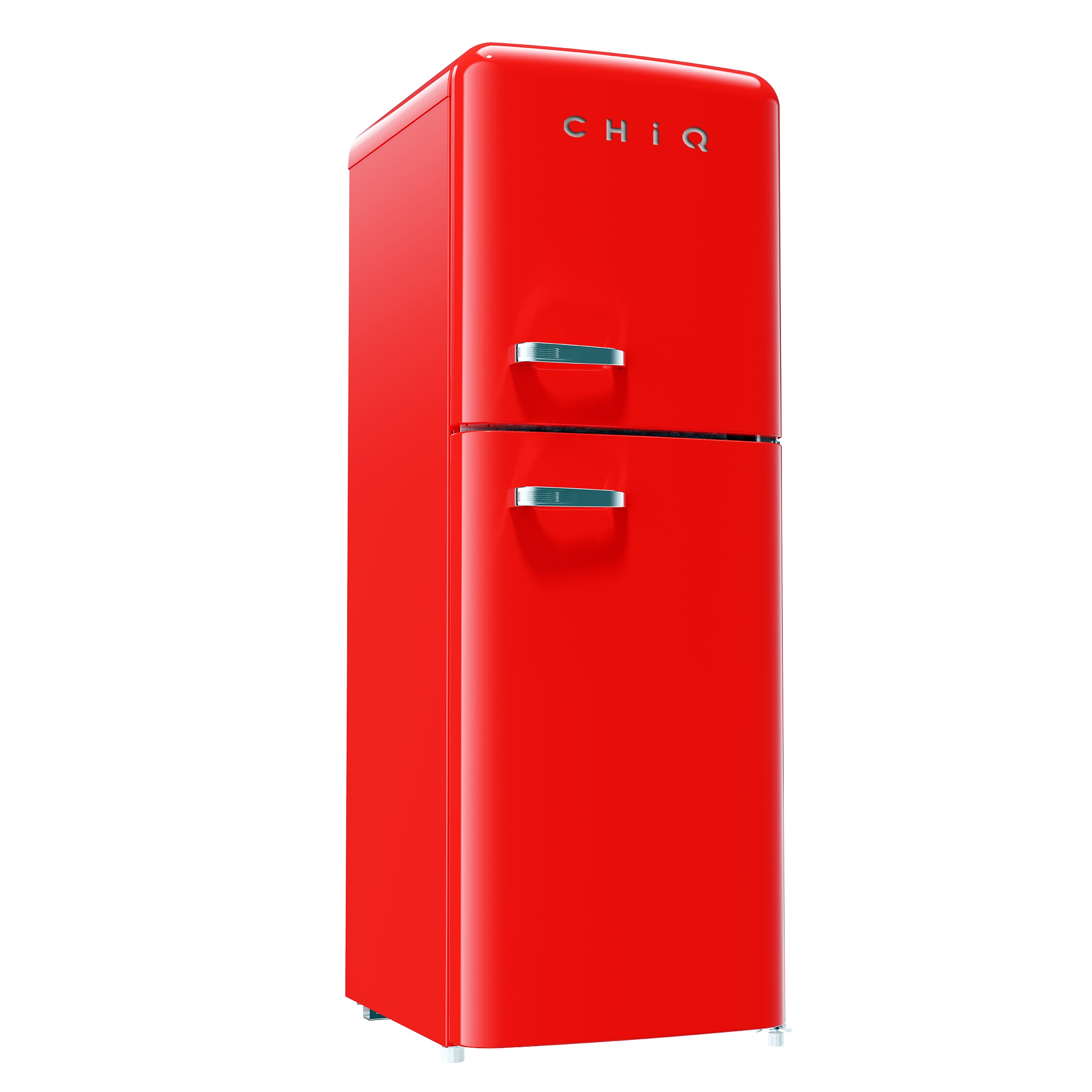 CHiQ 202L Retro Style Top Mount Fridge (Red) | Ballarat Appliances